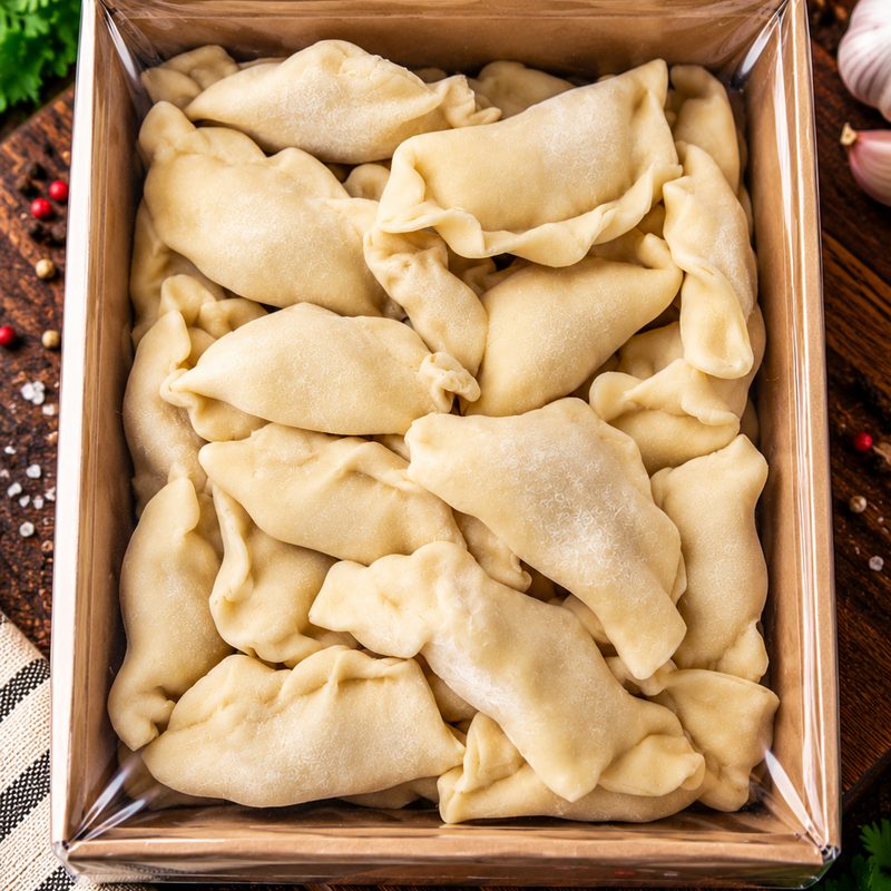 Вареники КАРТОФЕЛЬ ГРИБЫ ручная лепка